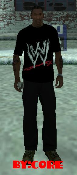 WWE logo T-shirt mod v.2